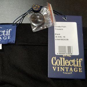 Collectif Glinda black pants - Volup alert!